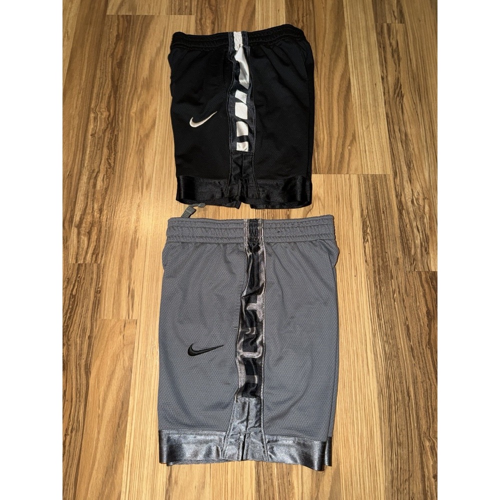 Nike Elite Boys‎ Basketball Athletic Shorts Dri-fit Sz M Medium 10/12 Lot Of 2